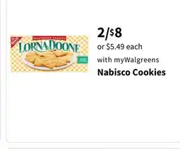 Walgreens Nabisco Cookies offer