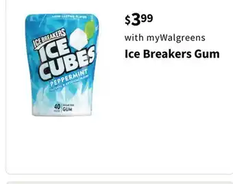 Walgreens Ice Breakers Gum offer