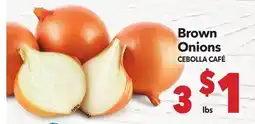 Vallarta Supermarkets Brown Onions/CEBOLLA CAFÉ offer