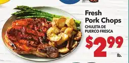 Vallarta Supermarkets Fresh Pork Chops/CHULETA DE PUERCO FRESCA offer