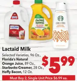 Vallarta Supermarkets Lactaid Milk offer