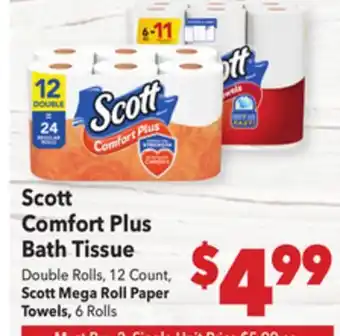 Vallarta Supermarkets Scott Comfort Plus Bath Tissue offer