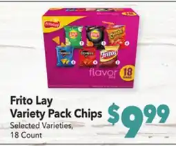 Vallarta Supermarkets Frito Lay Variety Pack Chips offer