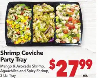 Vallarta Supermarkets Shrimp Ceviche Party Tray offer