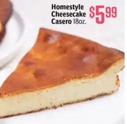 Vallarta Supermarkets Homestyle Cheesecake Casero offer