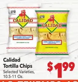 Vallarta Supermarkets Calidad Tortilla Chips offer