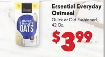 Vallarta Supermarkets Essential Everyday Oatmeal offer