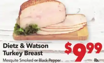 Vallarta Supermarkets Dietz & Watson Turkey Breast offer