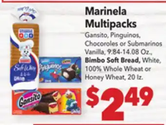 Vallarta Supermarkets Marinela Multipacks offer