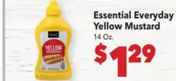Vallarta Supermarkets Essential Everyday Yellow Mustard offer