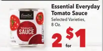 Vallarta Supermarkets Essential Everyday Tomato Sauce offer