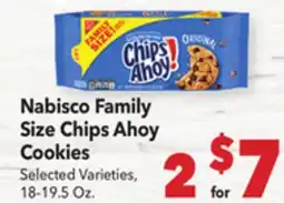 Vallarta Supermarkets Nabisco Family Size Chips Ahoy Cookies offer