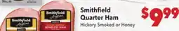 Vallarta Supermarkets Smithfield Quarter Ham offer