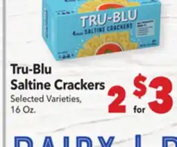 Vallarta Supermarkets Tru-Blu Saltine Crackers offer