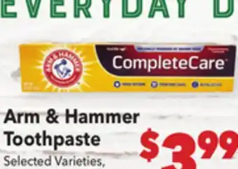 Vallarta Supermarkets Arm & Hammer Toothpaste offer