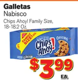 El Super Fresh Nabisco Chips Ahoy! Family Size offer