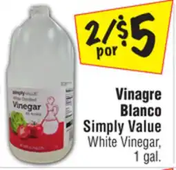 El Super Simply Value White Vinegar offer