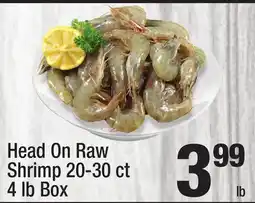 Super King Markets Head On Raw Shrimp offer