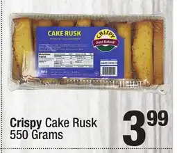 Super King Markets Crispy Cake Rusk offer
