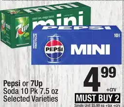 Super King Markets Pepsi or 7Up Soda offer