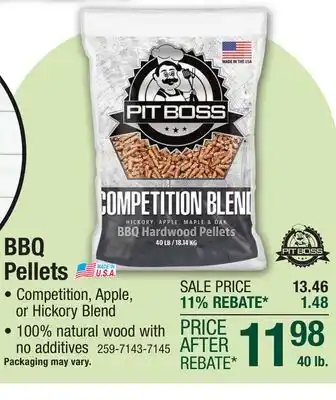 Menards Pit Boss Competition BBQ Smoking Pellets - 40 lb offer