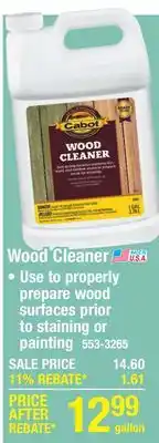 Menards Cabot Ready-to-Use Wood Cleaner - 1 gal offer