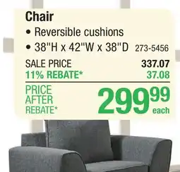 Menards Laney Shadow Accent Chair offer