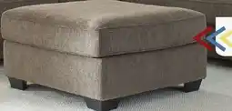 Menards Room Solutions by Ashley Nordale Mocha Ottoman offer