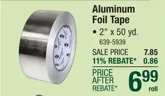 Menards Intertape Polymer Group 2 x 50 yd Aluminum Foil Tape offer