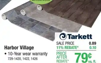 Menards Tarkett Harbor Village Grey Concrete Sheet Vinyl 12 ft. Wide offer