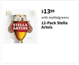 Walgreens 12-Pack Stella Artois offer