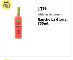 Walgreens Rancho La Gloria, 750ml offer