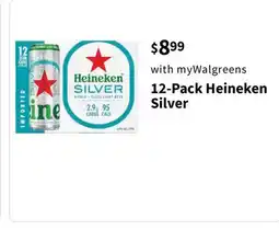Walgreens 12-Pack Heineken Silver offer