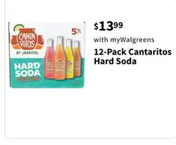 Walgreens 12-Pack Cantaritos Hard Soda offer