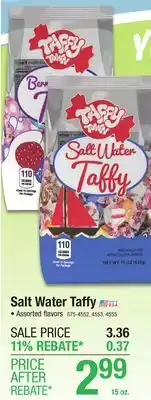 Menards Taffy Town Assorted Salt Water Taffy - 15 oz offer
