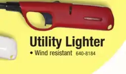 Menards Click n Flame Wind Resistant Utility Lighter offer