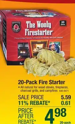 Menards MEECO'S Red Devil Wooly Fire Starters - 20 Pieces offer
