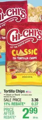 Menards Chi-Chi's Round Original Tortilla Chips - 20 oz offer