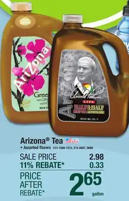 Menards Arizona Arnold Palmer Lite Half Iced Tea & Half Lemonade - 1 Gallon offer