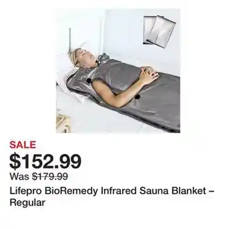 Dick's Sporting Goods Lifepro BioRemedy Infrared Sauna Blanket – Regular offer