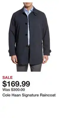 Nordstrom Cole Haan Signature Raincoat offer