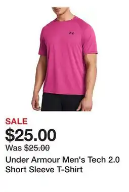 Dick's Sporting Goods Under Armour Men's Tech 2.0 Short Sleeve T-Shirt offer