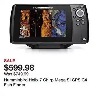 Dick's Sporting Goods Humminbird Helix 7 Chirp Mega SI GPS G4 Fish Finder offer