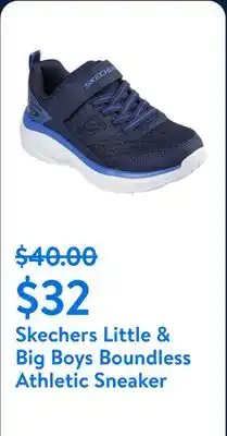 Walmart Skechers Little & Big Boys Boundless Athletic Sneaker offer