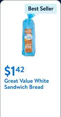 Walmart Great Value White Sandwich Bread offer