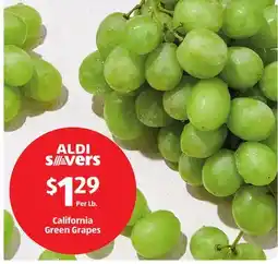 Aldi California Green Grapes offer