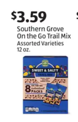 Aldi Southern Grove On the Go Trail Mix offer
