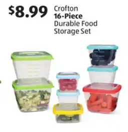 Aldi Crofton 16-Piece Durable Food Storage Set offer