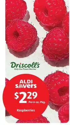 Aldi Driscoll's Raspberries offer