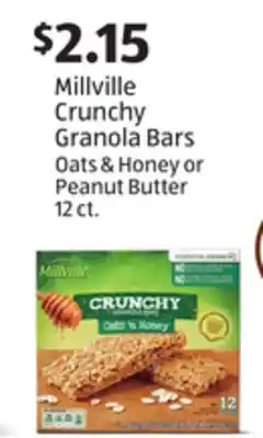 Aldi Millville Crunchy Granola Bars offer